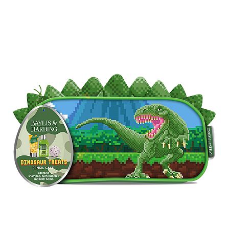 Baylis & Harding Dinosaurus Sada starostlivosti o telo v púzdre - Jantar, 3ks