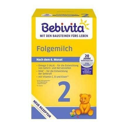 BEBIVITA Mlieko 2 Instantná následná mliečna výživa od uk. 6. mesiaca, 500 g