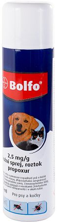 Bolfo Antiparazitárny spray 250 ml