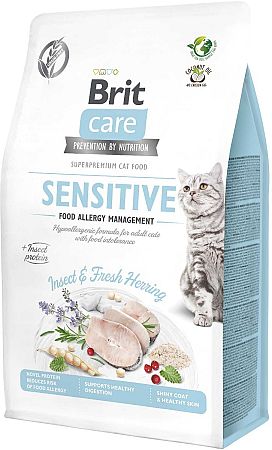 Brit Care Cat Grain-Free Insect Food Allergy Management, 0,4 kg