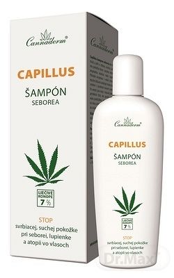 Cannaderm Capillus šampón seborea 150 ml