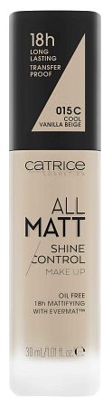 Catrice All Matt Shine Control make-up 015 Cool Vanilla Beige 30 ml