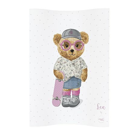 CEBA Podložka prebaľovacia 2-hranná mäkká (48x70) Cosy Fluffy Puffy Lea