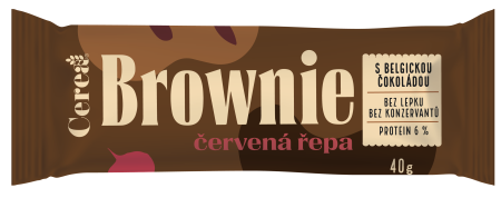 Cerea Bezlepkové Brownie Brownie Červená repa 40 g