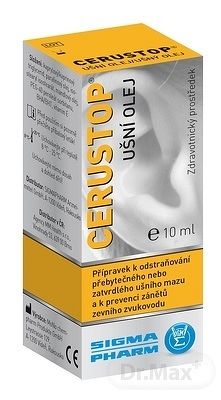 Cerustop ušný olej kvapky 10 ml