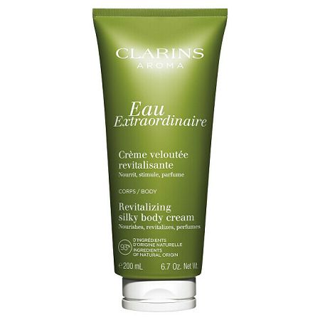 Clarins Eau Extraordinaire Revitalizing Silky Body Cream vyživujúci telový krém pre zmiešanú až mastnú pokožku 200 ml