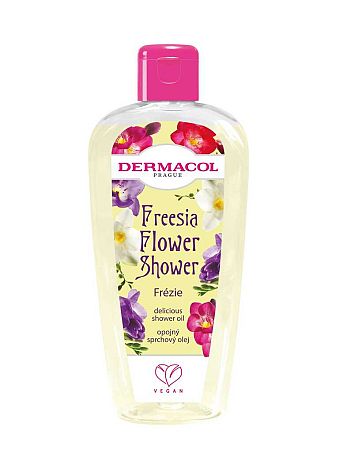 Dermacol opojný sprchový olej Frézie Flower Shower (Delicious Shower Oil) 200 ml