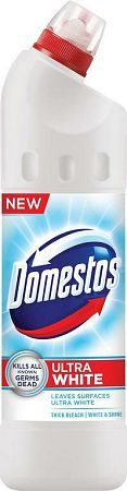 Domestos 24h White & Shine tekutý dezinfekčný a čistiaci prípravok 750 ml