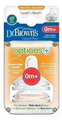 Dr.Browns WN1201 cumlík so širokým hrdlom 1 úroveň pre flaše Options 2Ks