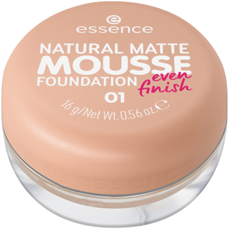 essence penový make-up NATURAL MATTE MOUSSE 01