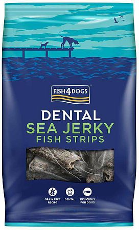 FISH4DOGS Dentálne maškrty morská ryba prúžky 500 g