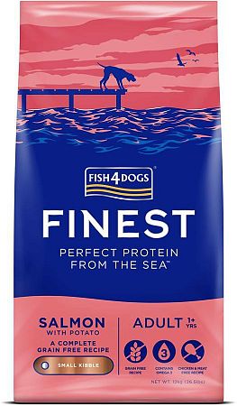 Fish4dogs Finest Mini s bielou rybou a zemiakmi 12 kg