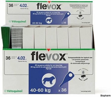 FLEVOX XL 402MG 40-60KG A.U.V.