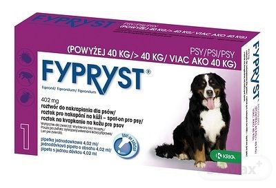 Fypryst spot-on Dog XL nad 40 kg 1 x 4,02 ml