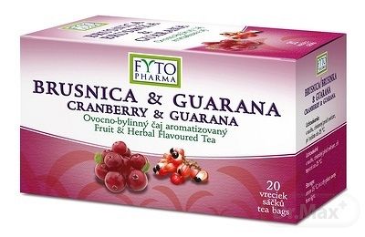 Fyto BRUSNICA & GUARANA OVOCNO bylinný čaj 20 X 2 g