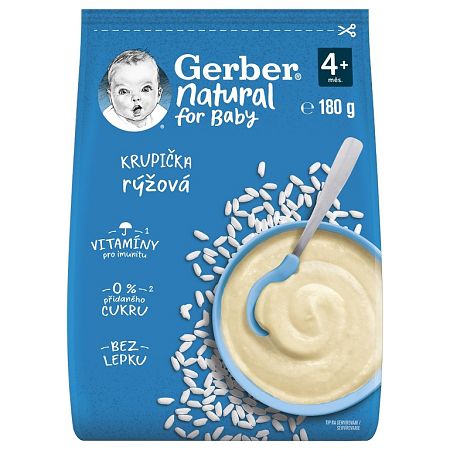 Gerber Natural rýžová krupička 180 g