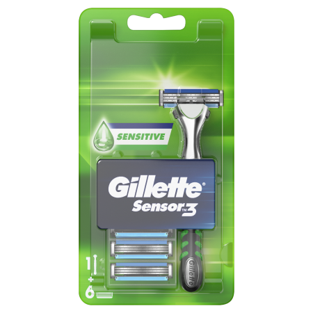 Gillette Sensor Strojček + 6 hlavíc