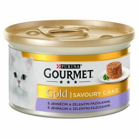 Gourmet GOLD Savoury Cake s jahňacím a zelenými fazuľkami 85 g