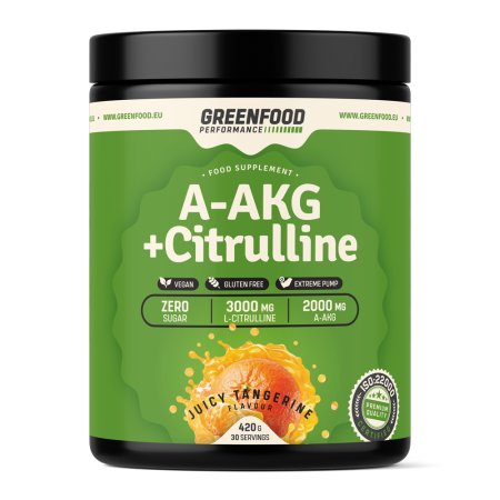 GreenFood A-AKG + Citrulline Malate 420g