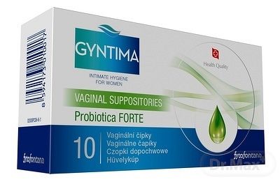 Gyntima Probiotica Forte vaginálne čapíky 10 ks