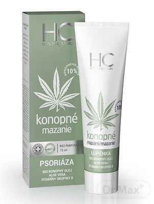 Health culture Konopné mazanie Psoriáza 75 ml