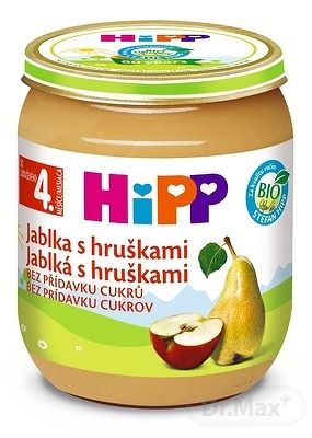 Hipp Bio jablká s hruškami ovocný príkrm 125 g