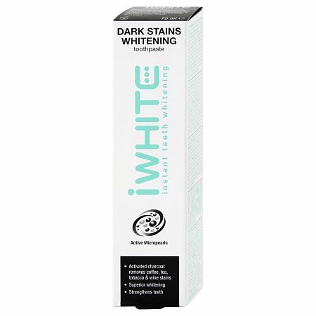 iWhite Dark Stains bieliaca zubná pasta 75ml