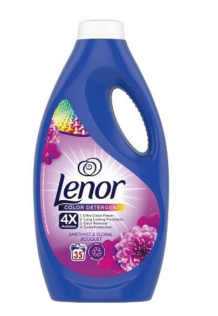 Lenor Floral Bouquet & Note Of Musk Tekutý prací prostriedok 1,75 l 35 PD