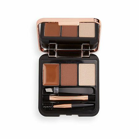 Makeup Revolution London Brow Sculpt Kit set a paletka na obočie Medium Brown 2,2 g