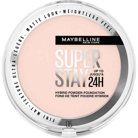 Maybelline SuperStay 24H Hybrid Powder-Foundation kompaktný púdrový make-up pre matný vzhľad 05 9 g