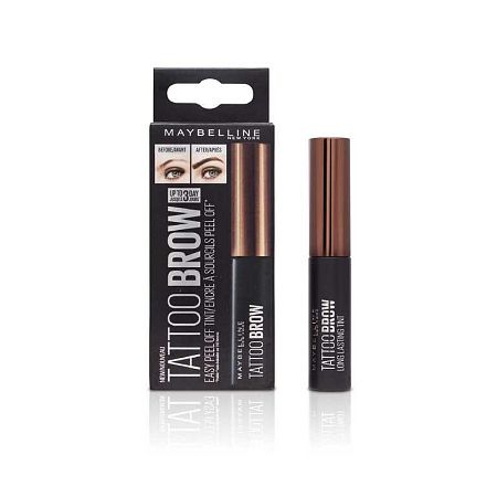 Maybelline Tattoo Brow semi-permanentná gélová farba na obočie Medium Brown 4,6 g