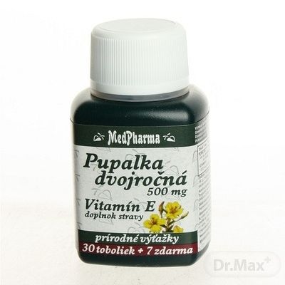 MedPharma PUPALKA DVOJROČNÁ 500MG, VITAMÍN E