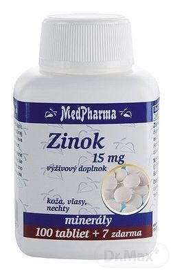 MedPharma Zinok 15 mg 107 tabliet