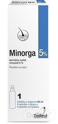 Minorga 5 % dermálny roztok