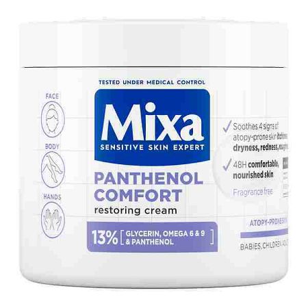 Mixa Panthenol Comfort Restoring Cream obnovující tělový krém pro pokožku se sklonem k atopii 400 ml