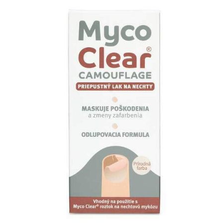 Myco Clear Camouflage priepustný lak na nechty 5 ml