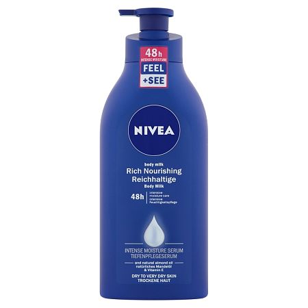 Nivea Body Milk výživné tělové mléko velmi suchá pokožka 625 ml