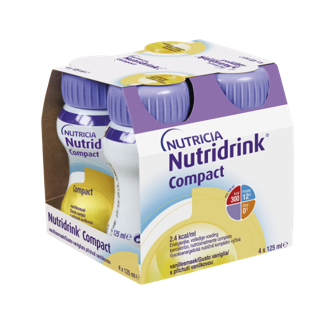 Nutridrink Compact Protein Vanilka sol. 4 x 125 ml