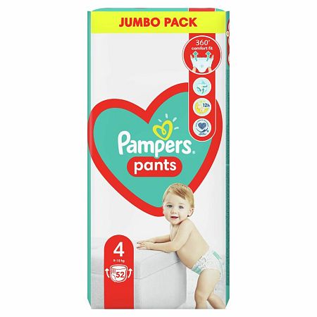 Pampers Pants 4 52 ks