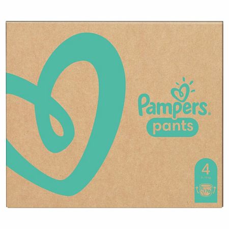 Pampers Pants 4 Dry (9-15 kg) 176 ks - plienkové nohavičky