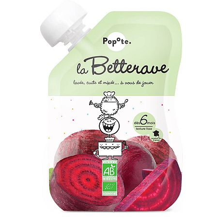 Popote Bébé Food Kapsička Popote Bio Červená repa 120 g