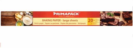 PRIMAPACK Papier na pečenie - veľké hárky 33 x 45 cm 20 ks