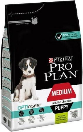 PRO PLAN MEDIUM PUPPY SENSITIVE DIGESTION jahňacie 3 kg