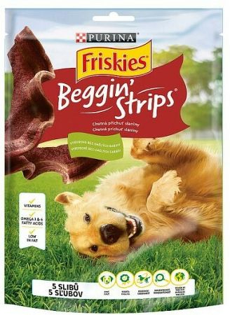 Purina Friskies Beggin Strips s príchuťou slaniny 120g