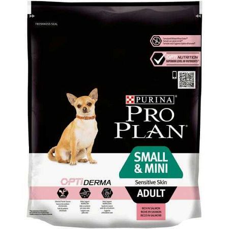 Purina Pro Plan Small & Mini Adult Sensitive Skin losos 0,7 kg