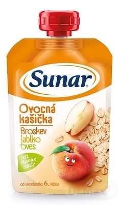 Sunar broskyňa jablko ovsené vločky 120 g