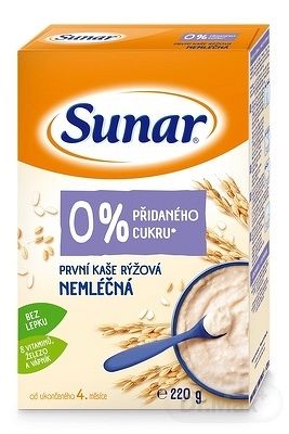 SUNAR Prvá kaša ryžová 6 x 220 g