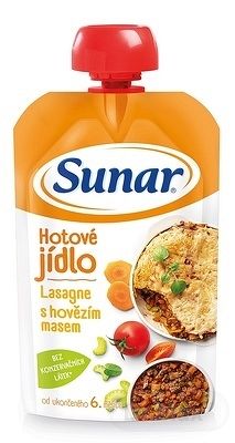 Sunárek lasagne s hovězím masem 120 g