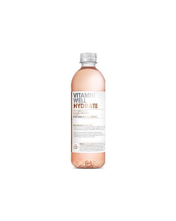 Vitamin Well Hydrate rebarbora jahoda 500 ml