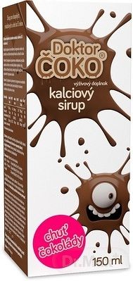 Vulm Doktor Čoko Kalciový sirup 150 ml